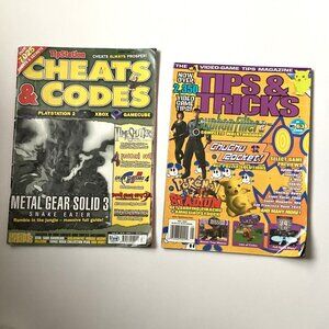 2 Video Game Tips & Tricks, Codes Magazines Collectable